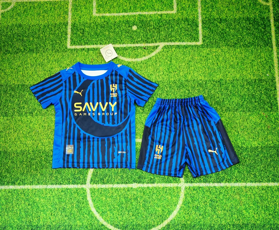 Kids-Al-Hilal 25/26 Home Soccer Jersey